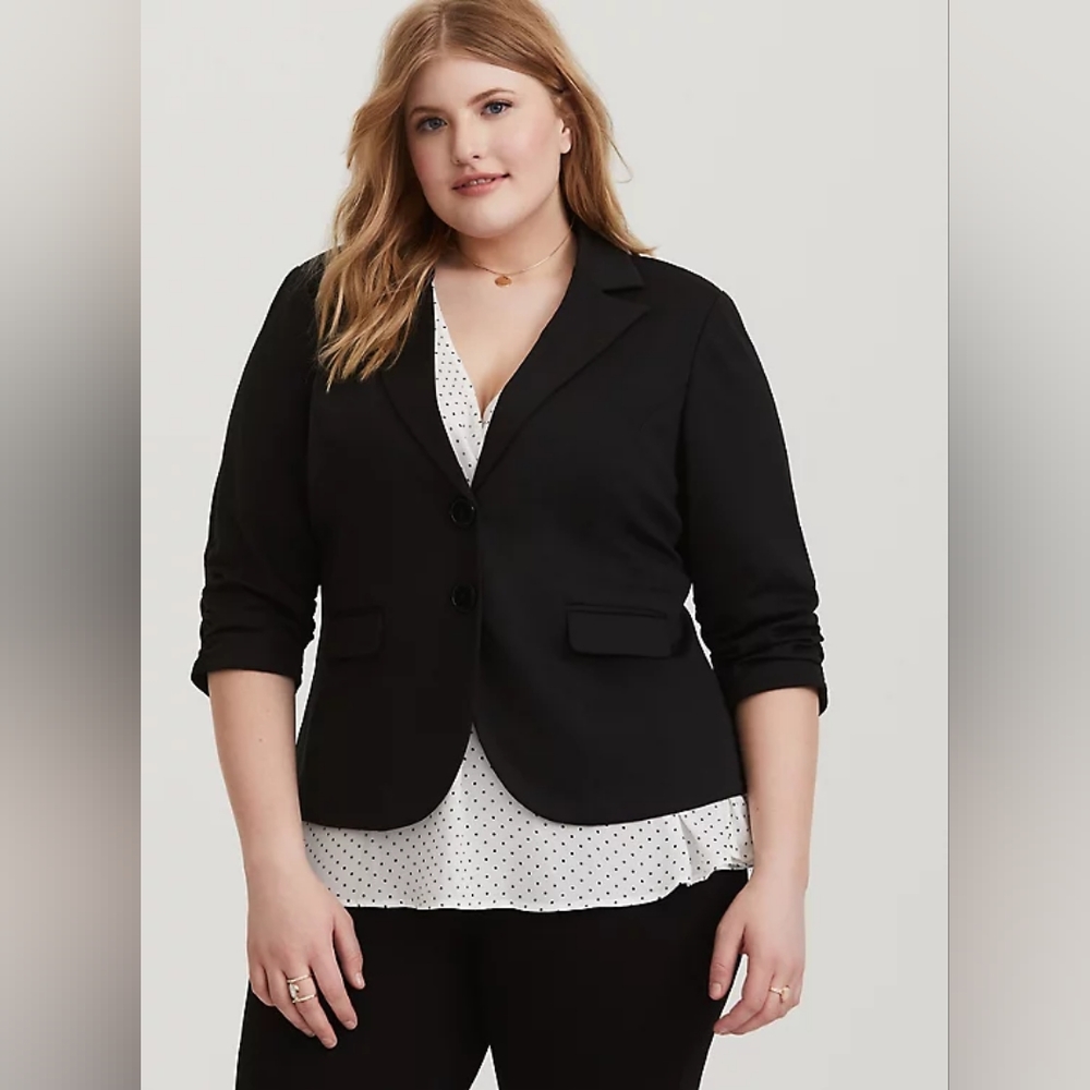 Torrid Studio Ponte Blazer size 4